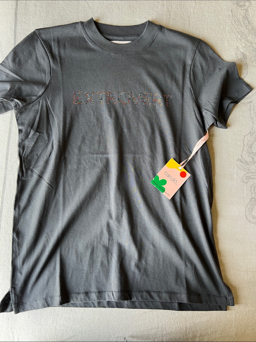 ban.do Rhinestone EXTROVERT Tee